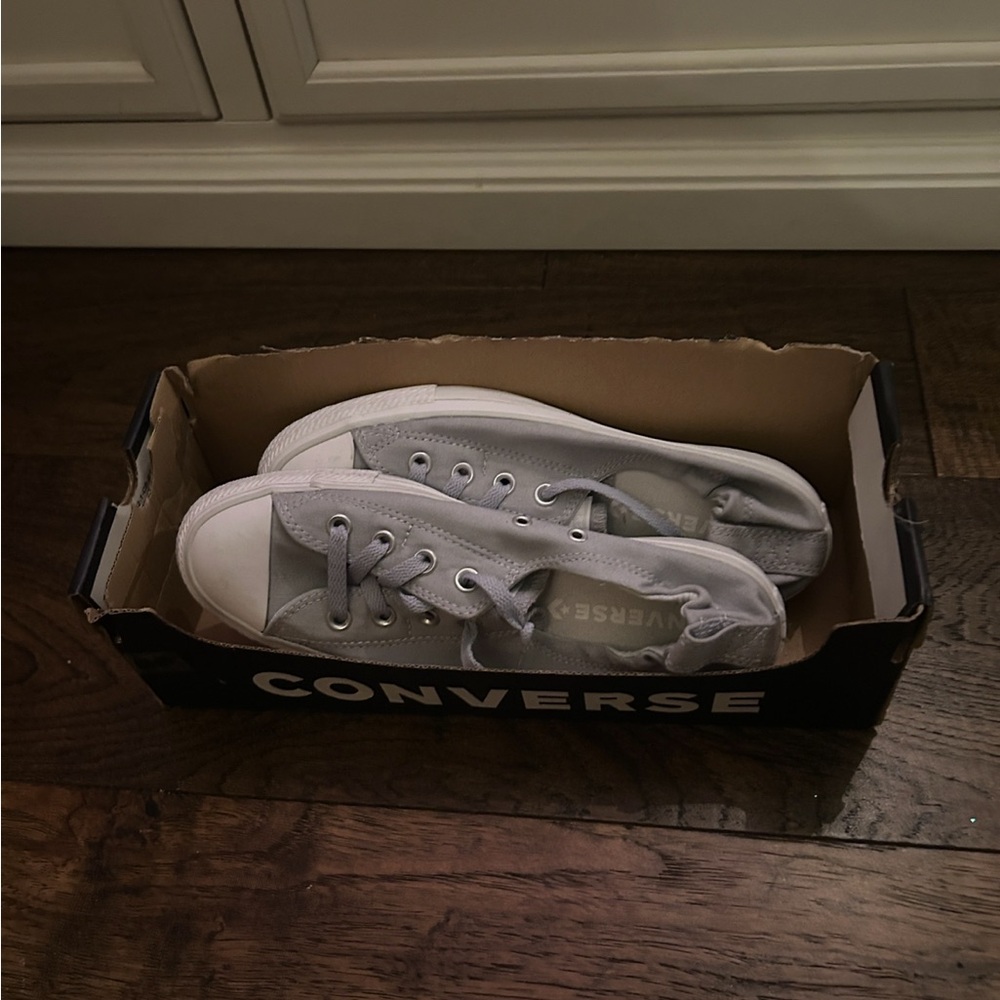 Converse Gray Sneakers Classic Canvas Low-Top